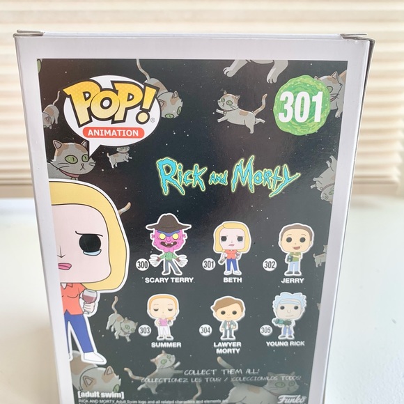 Funko POP Animation Rick and Morty #301 BETH - Picture 4 of 8
